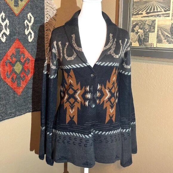 Gorgeous Western Cardigan/Sweater Size Small Excellent Condition - Picture 2 of 6